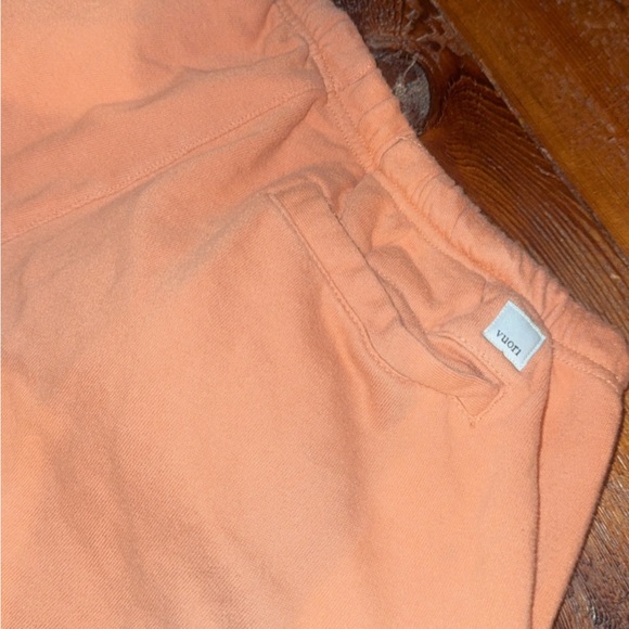 Vuori Sunnyside terry fleece Short medium in salmon burnt orange - Picture 8 of 10